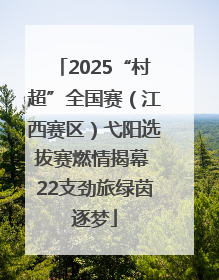 2025“村超”全国赛（江西赛区）弋阳选拔赛燃情揭幕 22支劲旅绿茵逐梦