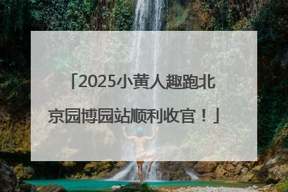2025小黄人趣跑北京园博园站顺利收官！