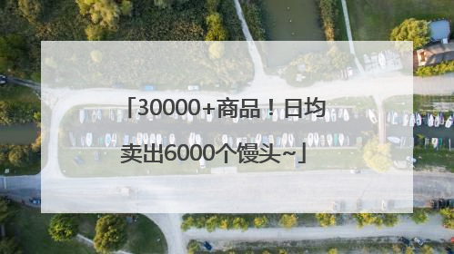 30000+商品！日均卖出6000个馒头~