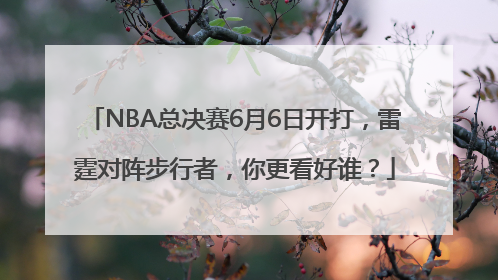 NBA总决赛6月6日开打，雷霆对阵步行者，你更看好谁？