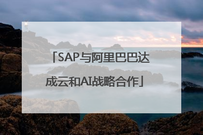 SAP与阿里巴巴达成云和AI战略合作